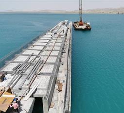 احداث اسکله بندر جاسک